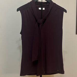 Calvin Klein Collection Deep Purple Blouse